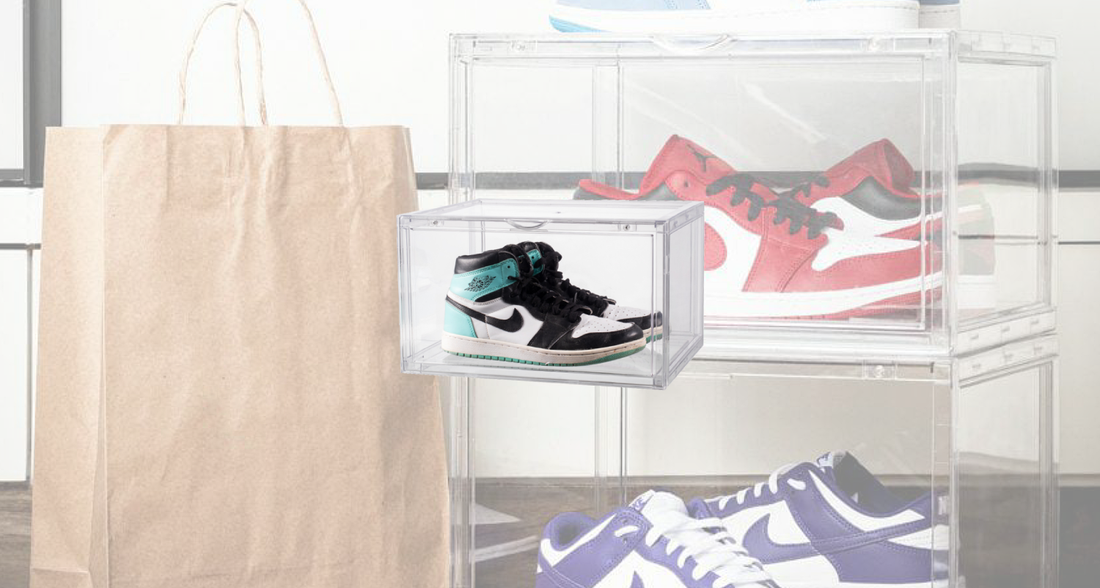 Onze volledig Transparante Sneaker Box van Acrylaat