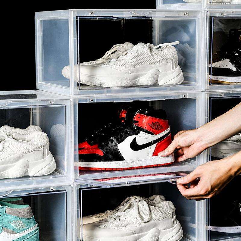 2-PACK Sneakerbox – Zijwaarts – 36 x 22 x 27,5 CM – Transparant - Sneakerboxshop