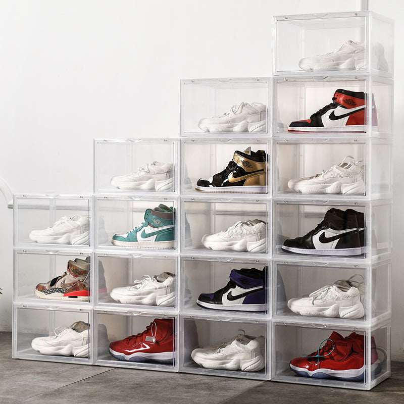 12 PACK Sneaker Boxes 25 Discount Sideways Transparent Sneakerboxshop