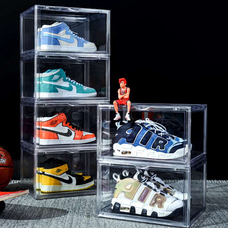 Kicksafe® Sneaker Box – Zijwaarts – 36 x 22 x 27,5 CM – Acrylaat Transparant