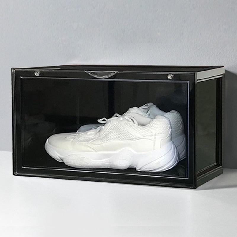 6-PACK Sneakerbox – Zijwaarts - 36 x 22 x 27,5 CM – Zwart - Sneakerboxshop