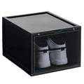 Kicksafe® Sneaker Box – Drop-front – 22 x 27,8 x 36 CM – Zwart
