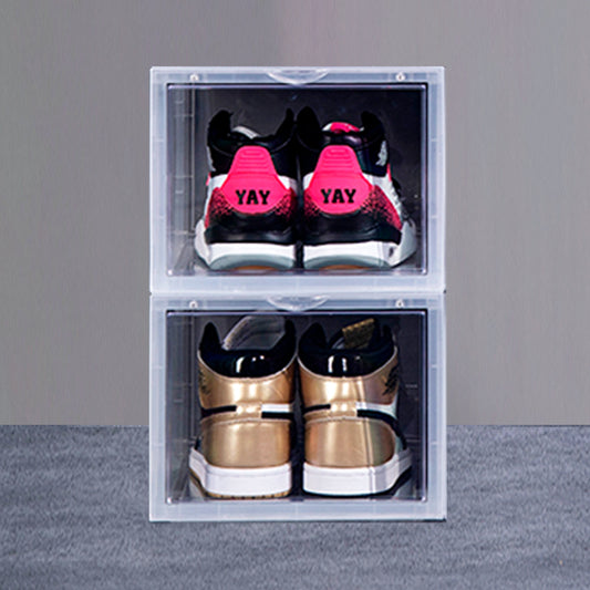 2-pack Tranparante Drop front Sneakerbox